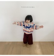 ザゴグマ / THE GOGUMA / ぽかぽかボアトレーナー / 韓国子供服 / ジュニア / 26winter〖取寄〗*JS~JL*