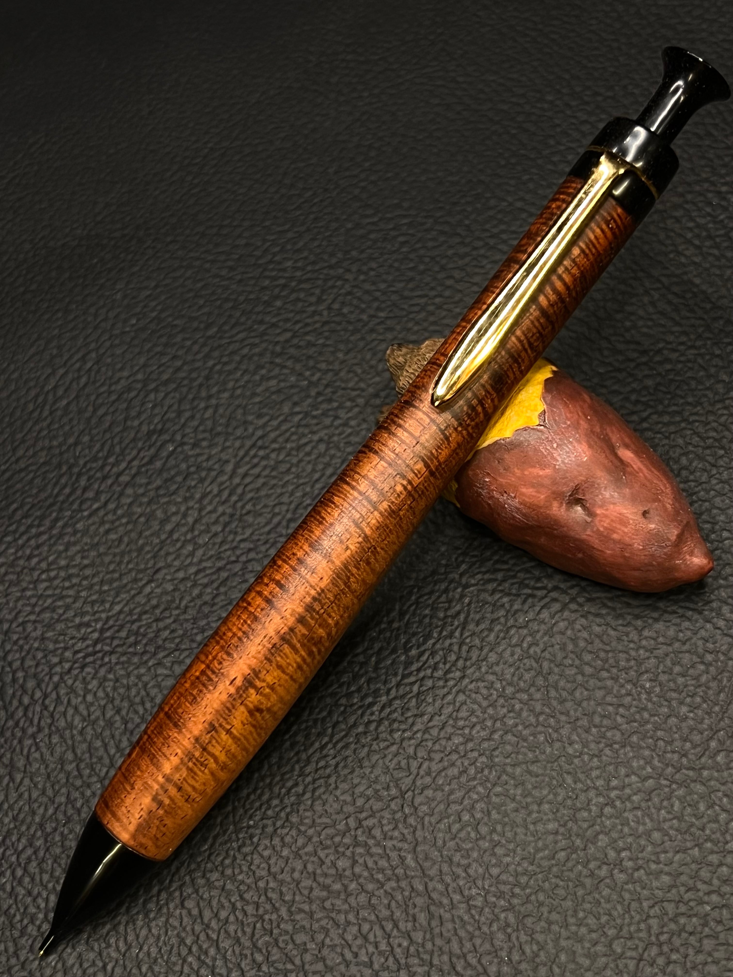 1 スネークウッド極上杢 彫金金具 | こぶた工房