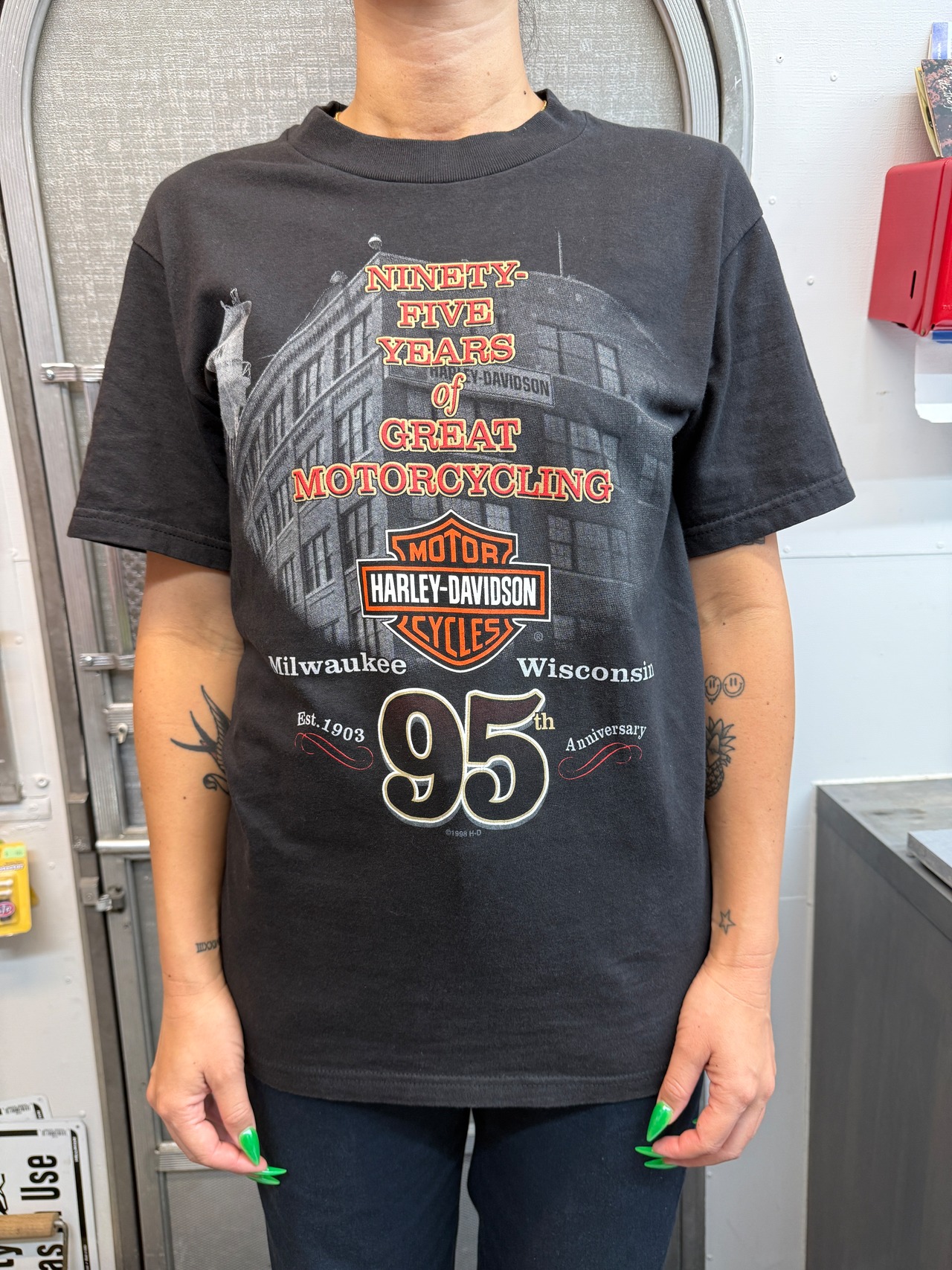 90s HARLEY-DAVIDSON GROVE'S WINCHESTER / made in usa・画像12