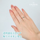 K10｜PT パライバトルマリン ダイヤモンド リング