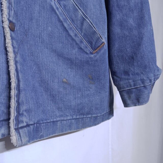 名作！1970s Wrangler Denim Wrange Coat / ラングラー デニム ボア