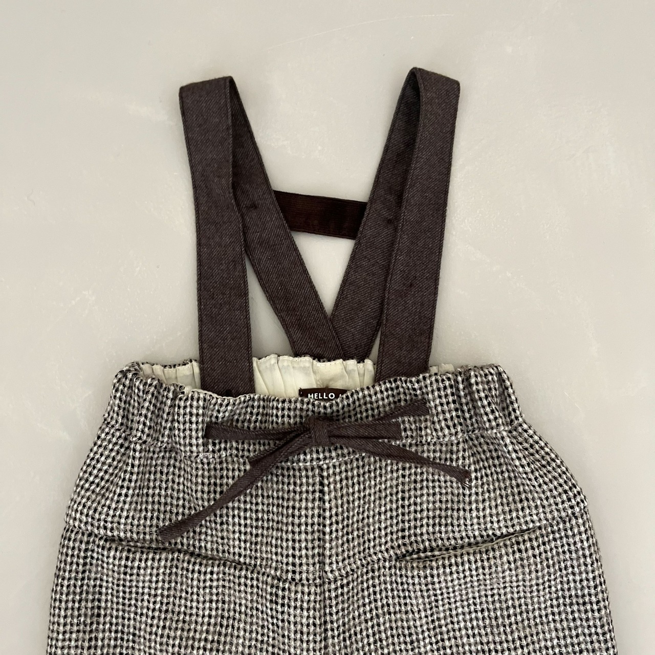 HELLOLUPO　BROOKS TROUSERS - B&W