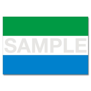 世界の国旗ポストカード ＜アフリカ＞ シエラレオネ共和国 Flags of the world POST CARD ＜Africa＞ Republic of Sierra Leone