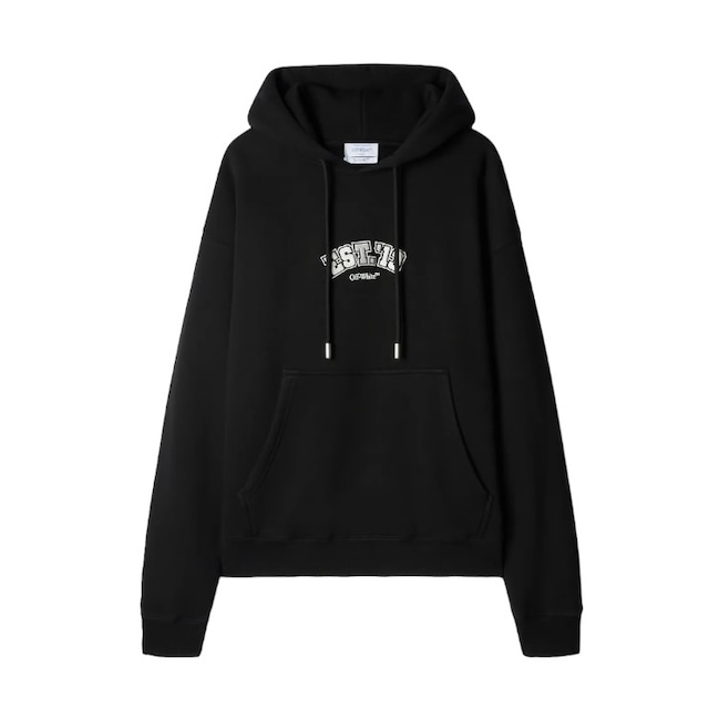 【OFF-WHITE】LOGIC_SKATE HOODIE(BLACK/WHITE)