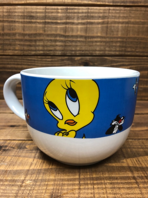 TWEETY  SOUP DISH/トゥイーティー スープカップ ceramic 陶器製 LOONEY TUNES WARNER BROS 2000年