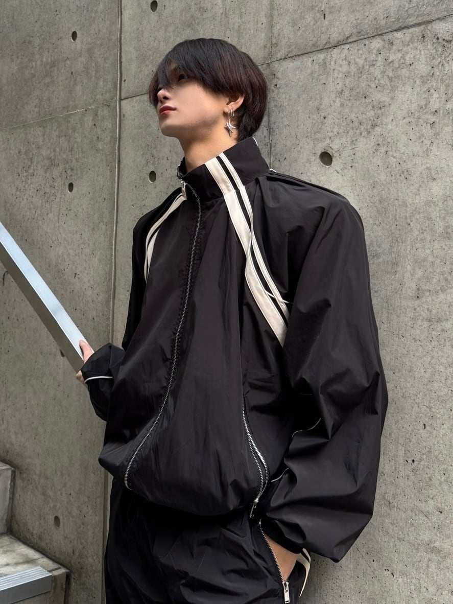 ALUDE SELECT】jersey zip set up(2color) | 【ALUDE】韓国メンズ 