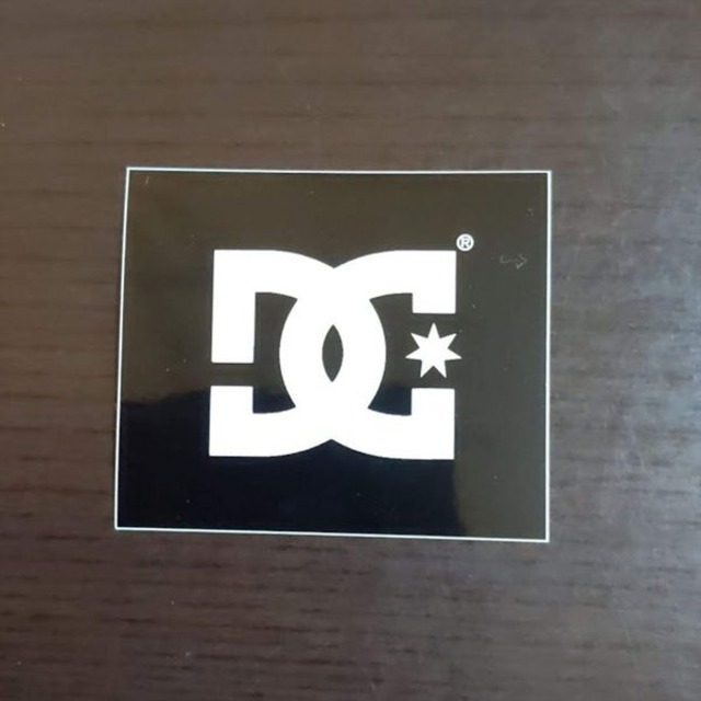 【ST-435】DC Shoe Co. Skateboard ディーシー スケートボード ステッカー カッティング ホワイト