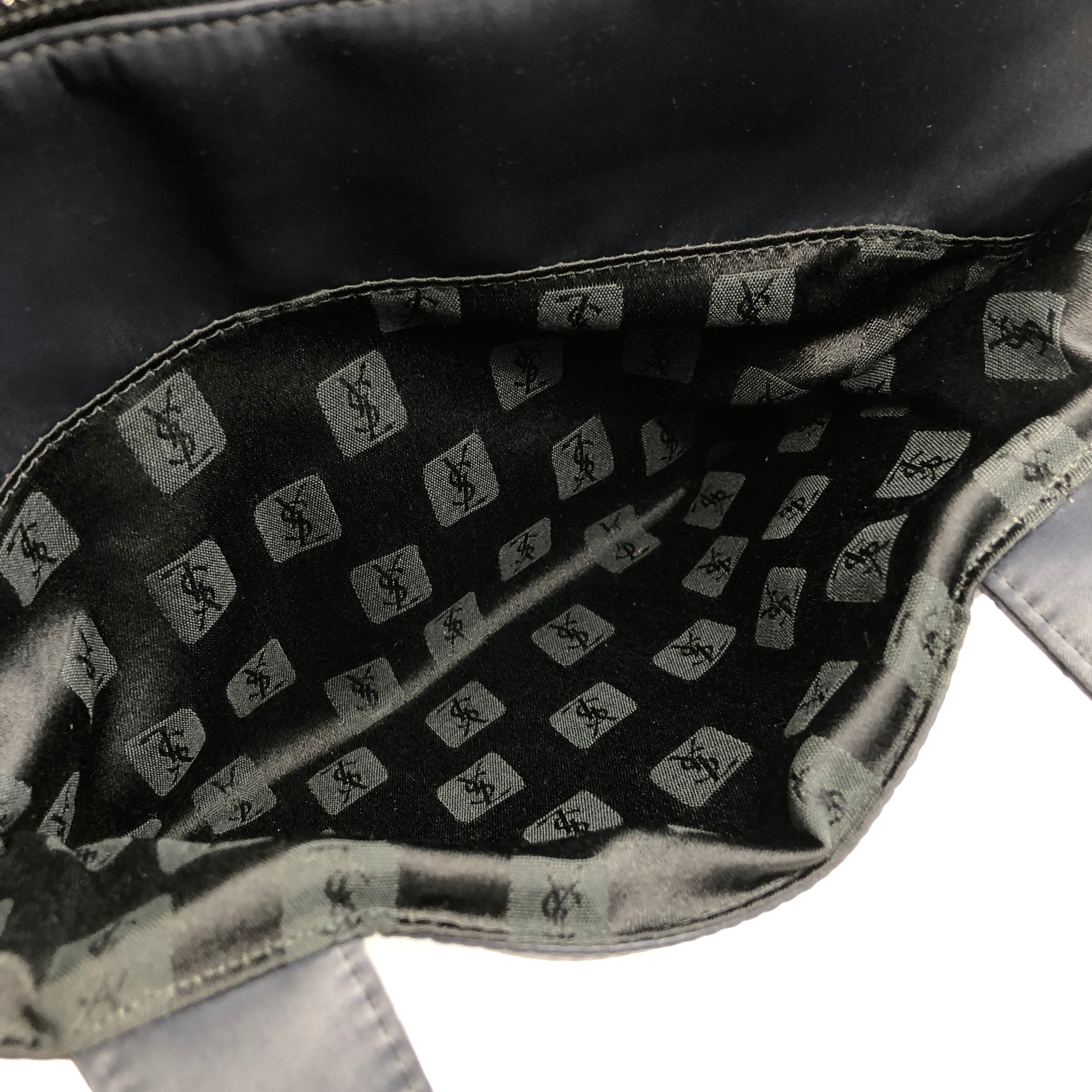 Yves Saint Laurent イヴ・サンローラン ハンドバッグ ネイビー YSL