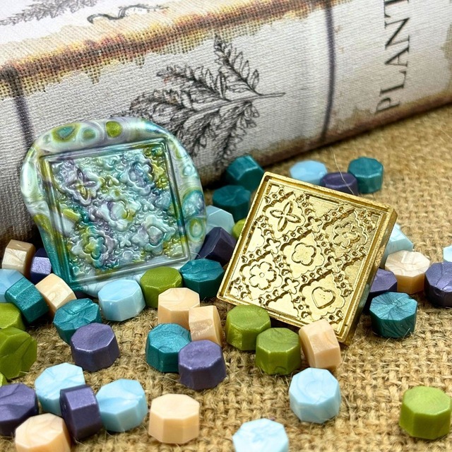 【縦30㎜×横30㎜】ダマスク【スタンプヘッド】#SWH-108