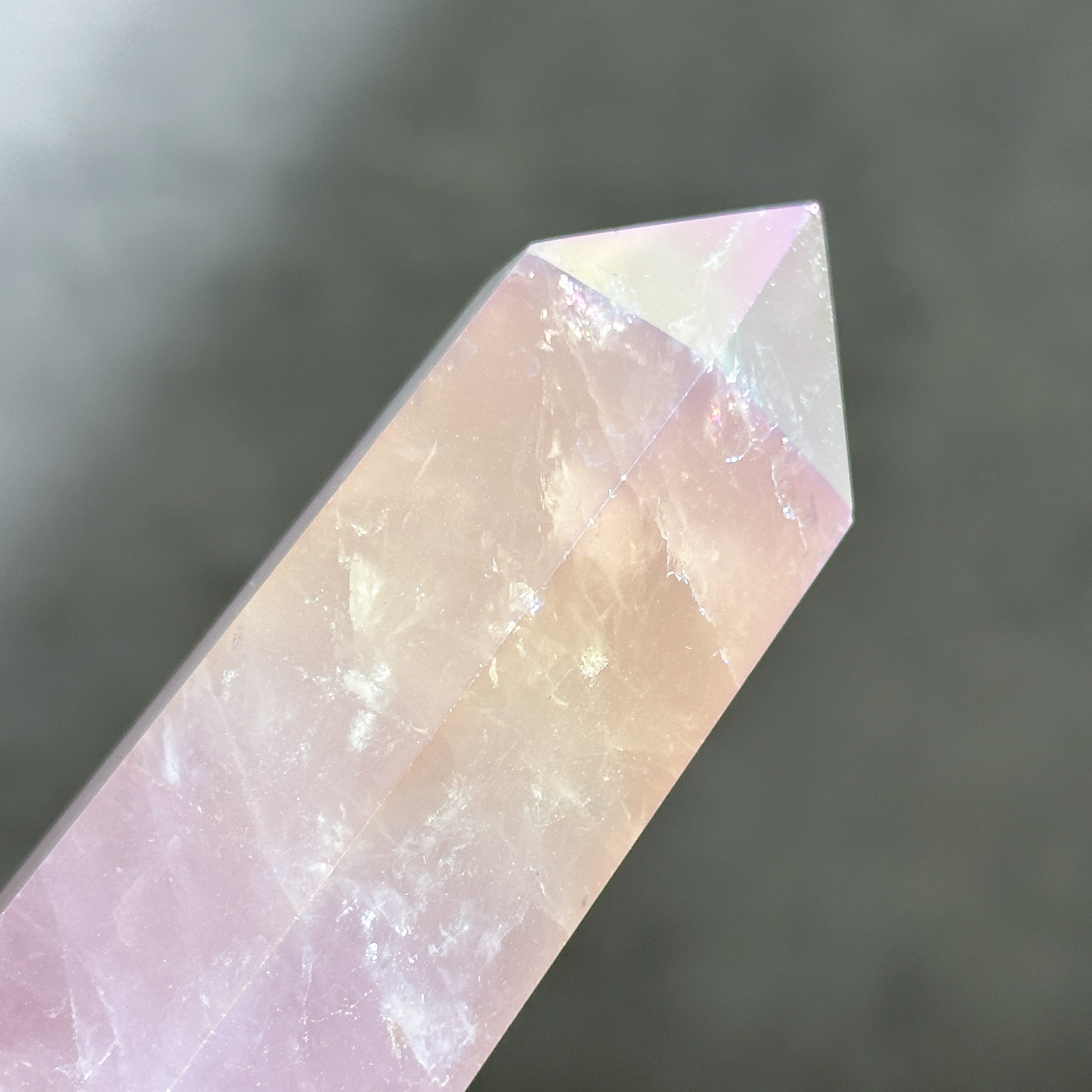 エンジェルオーラローズクォーツ タワー24✧ Angel Aura Rose Quartz