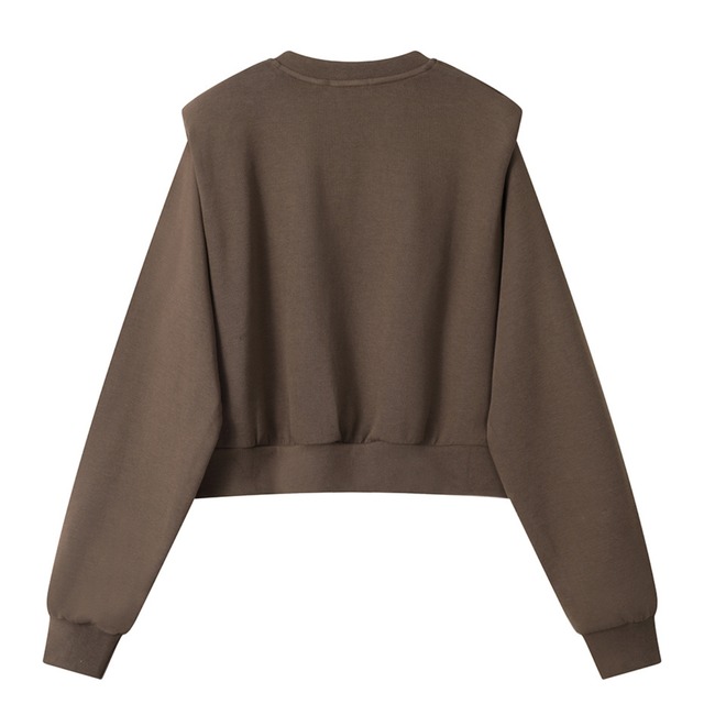 chain v-neck sweatshirt L0046