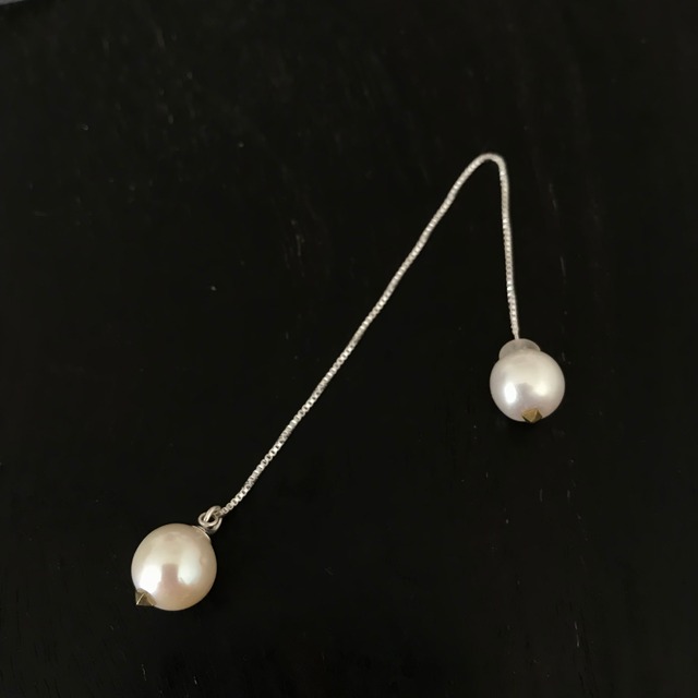 pearl ring （PeR-3） silver 14.15号  L-11.3