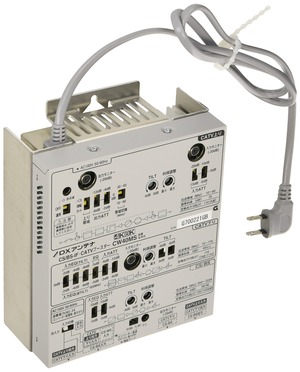 【在庫処分】DXアンテナ CS/BS-IF・CATVブースター 【2K 4K 8K 対応】 共同受信用 屋内専用 下り利得40dB 電源内蔵 高シールド CW40MS