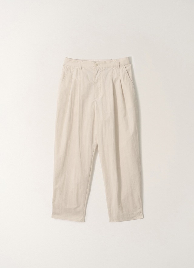 [NOTHING WRITTEN][MEN] Double pleat trousers (White) 正規品 韓国ブランド 韓国通販 韓国代行 韓国ファッション ナッシングリトゥン 日本 店舗