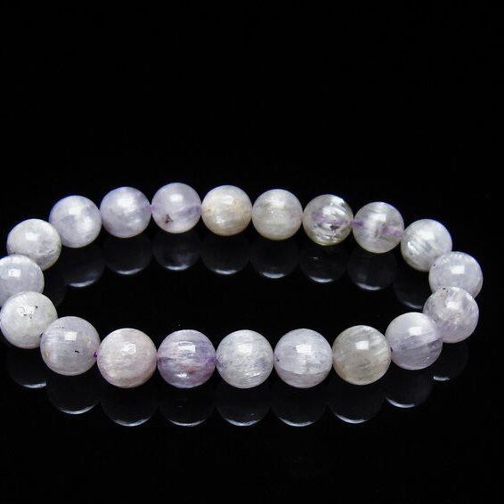 クンツァイト ブレスレット 10mm 一点物 メール便可 [M便 1/10] 111-40636