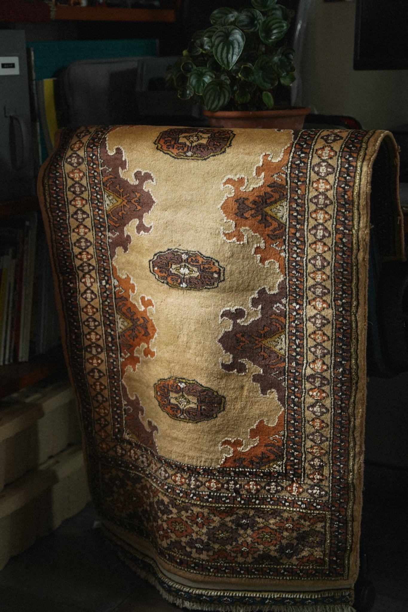 2035-Vintage Pakistan rug | 手織りのヴィンテージラグ専門店 | Bahr