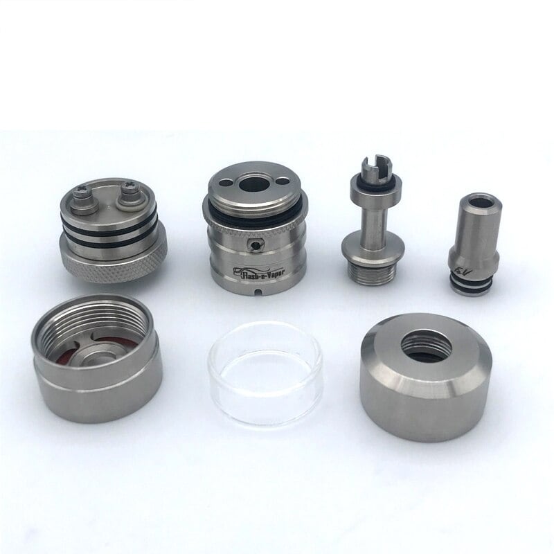 FEV V4.5S+ by FLASH E VAPOR【送料無料】【CLONE 1:1】【SS316】【23MM】【4.5ml】【Dual post  design】【MTL RTA】【air screw mounted seald, airflow insert】