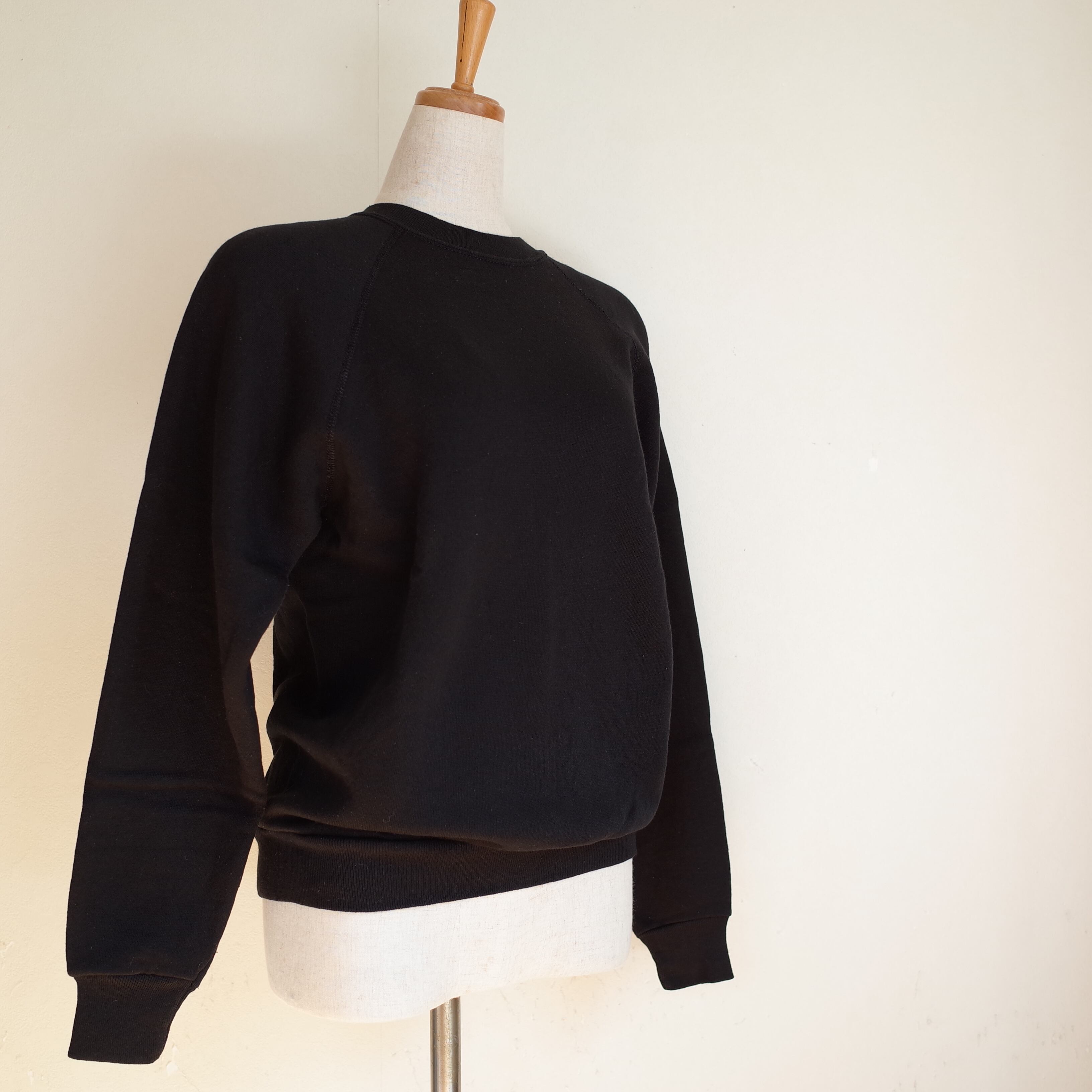 90s USA made plain sweat "black"