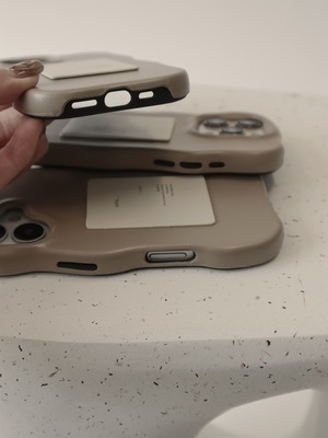 melty leather（tag/beige）