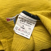 SOU・SOU 貫頭衣 ソウソウ 長方形衣 ワンピース /バイカラー レディース 日本製