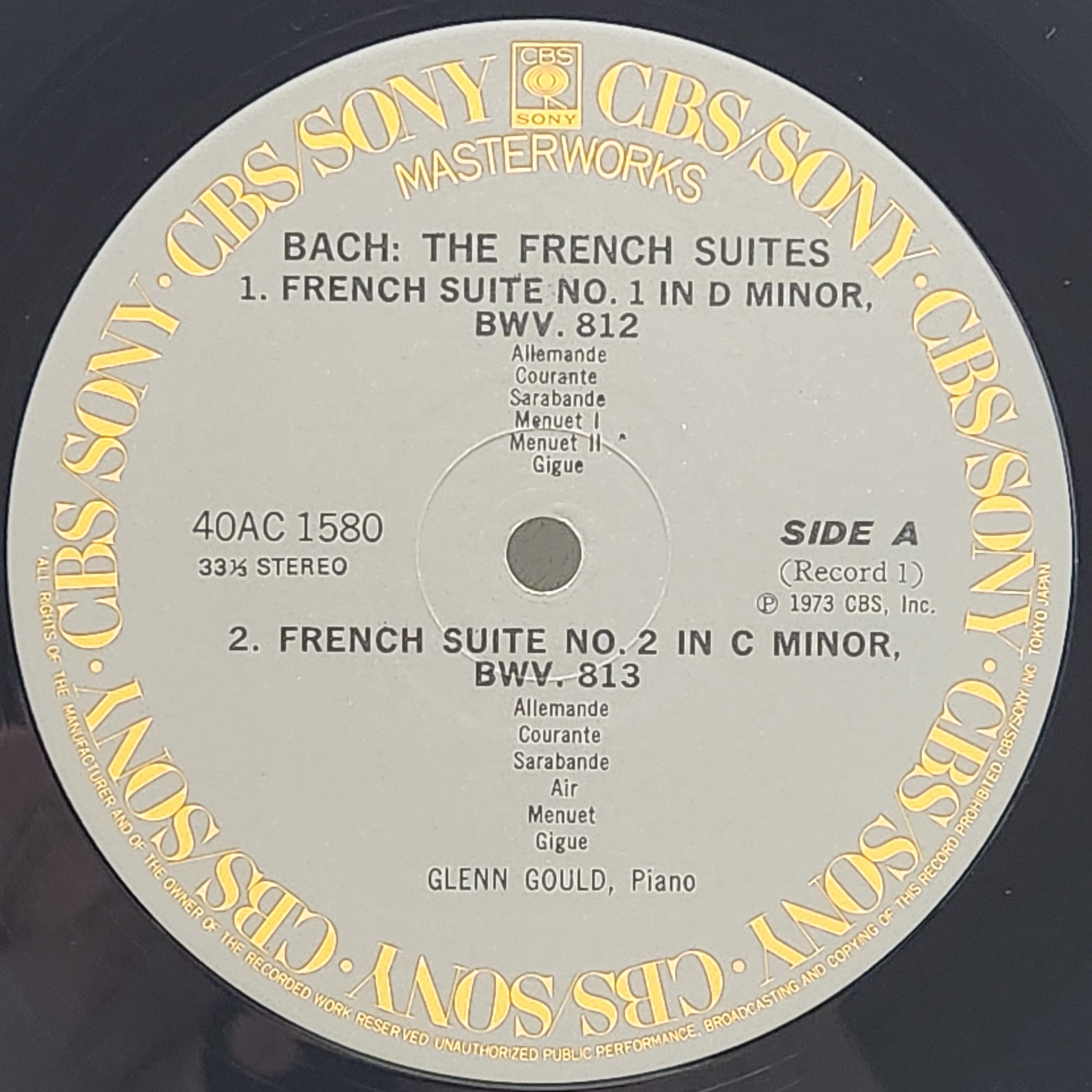 Glenn Gould / French Suites Complete & Overture In The French Style [40AC 1580~1] - 画像4