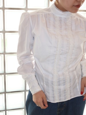lace design frill blouse【1804】