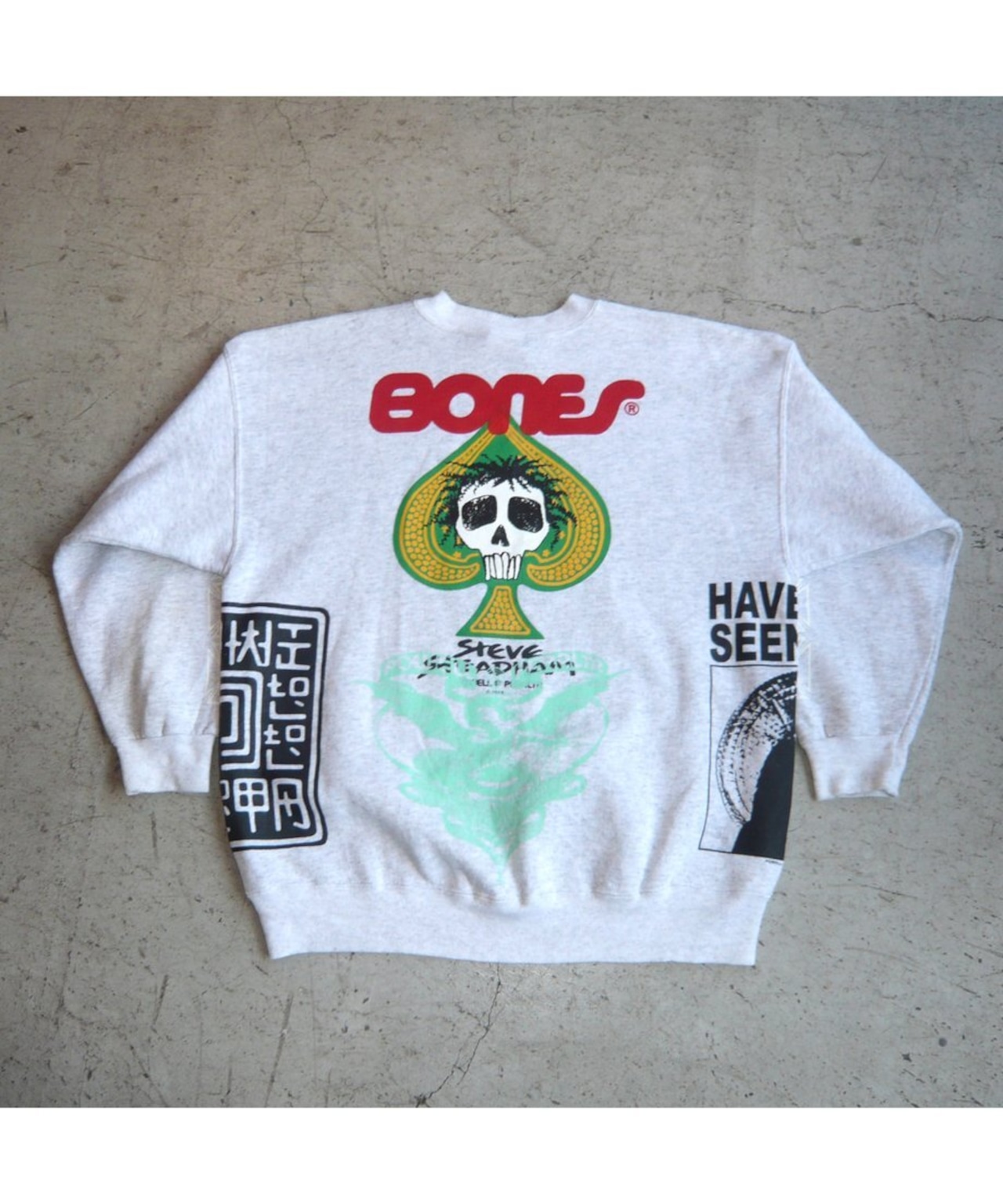 00s POWELL PERALTA Bootleg マルチプリント クルーネックスウェット