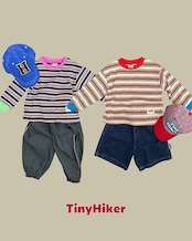 【取寄/韓国直送】Tiney HIker 26/AU キャンディストライプTシャツ|秋服|韓国子供服