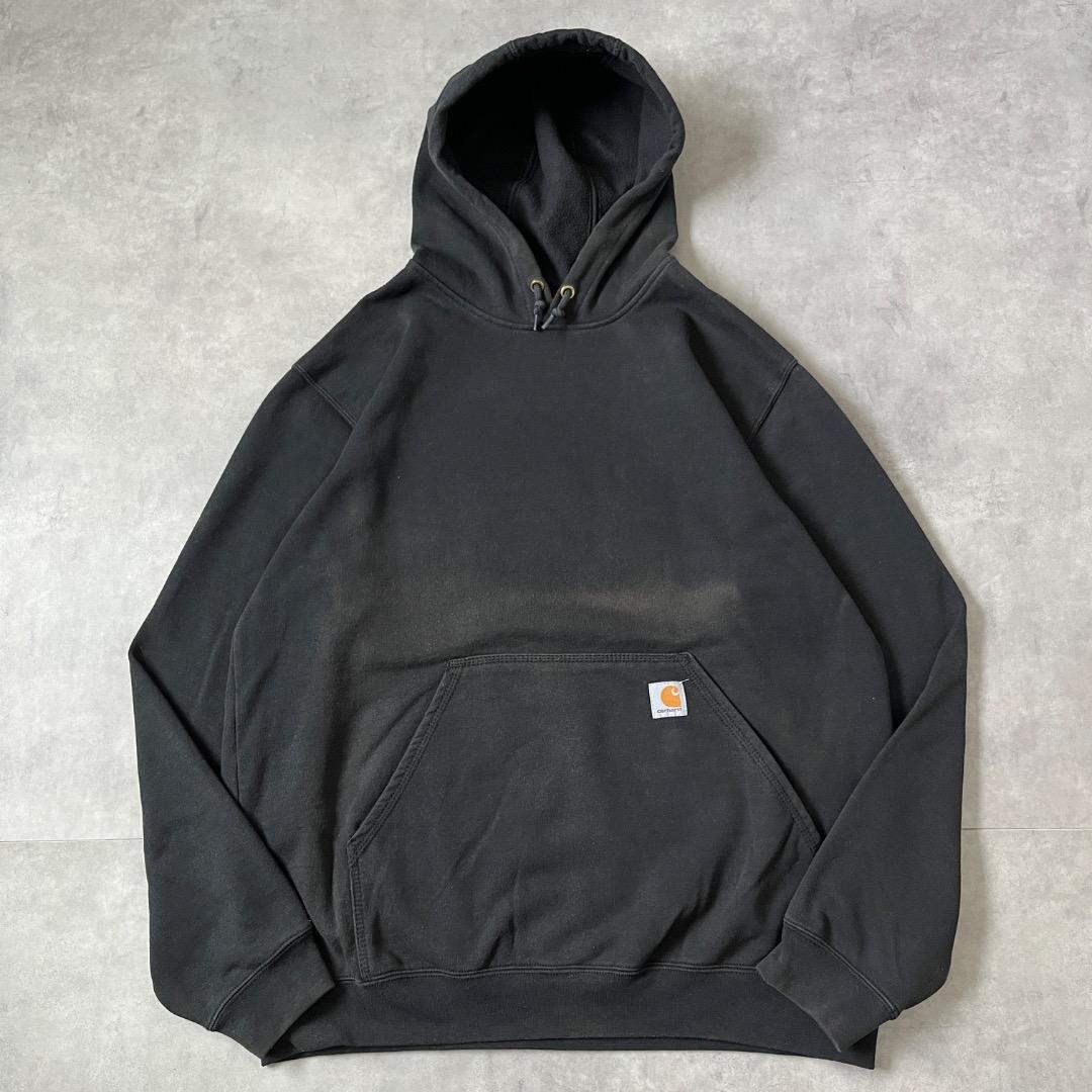 carhartt カーハート パーカー 古着 アクティブ L 黒 17978