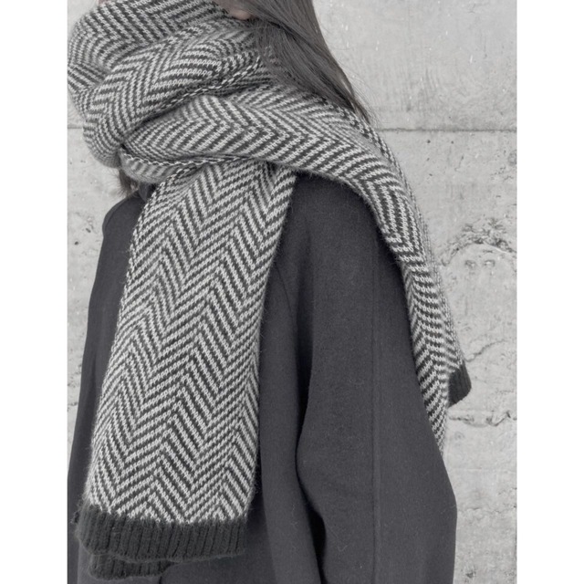 Herringbone long scarf C0461