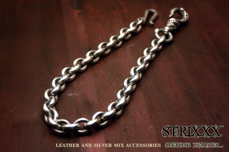 05 極太アズキウォレットチェーン | STRIXXX sterling leather