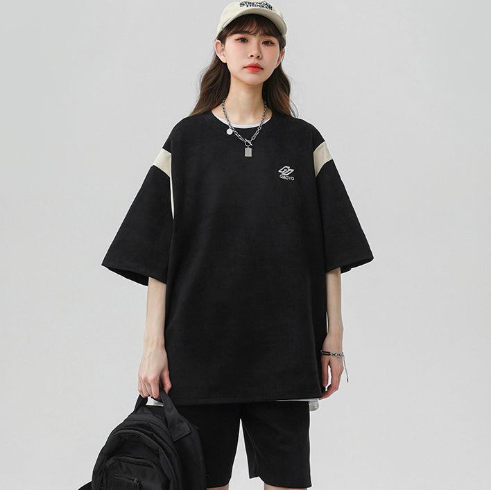 半袖 ジャージ セットアップ レディース 韓国 夏 Tシャツ ハーフパンツ