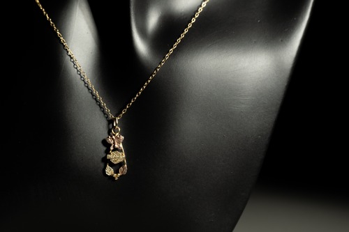 Official Harley Davidson Vintage Gold Leaf Necklace