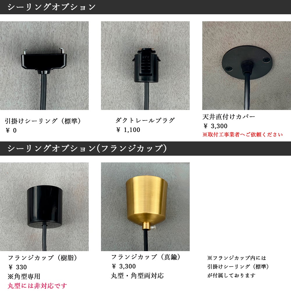 ペンダントライト　CTSH LIGHT Square ブラッククロム E26 cb26.jpg