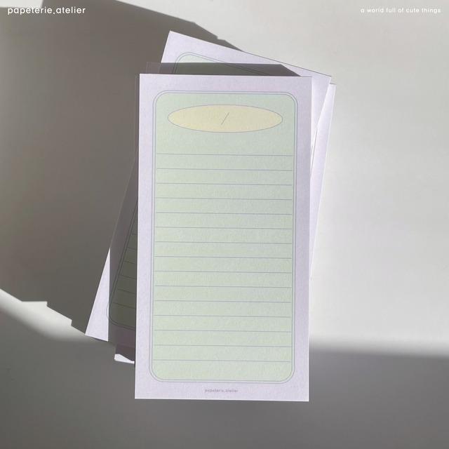 papeterie.atelier 〔line memo -purple -〕