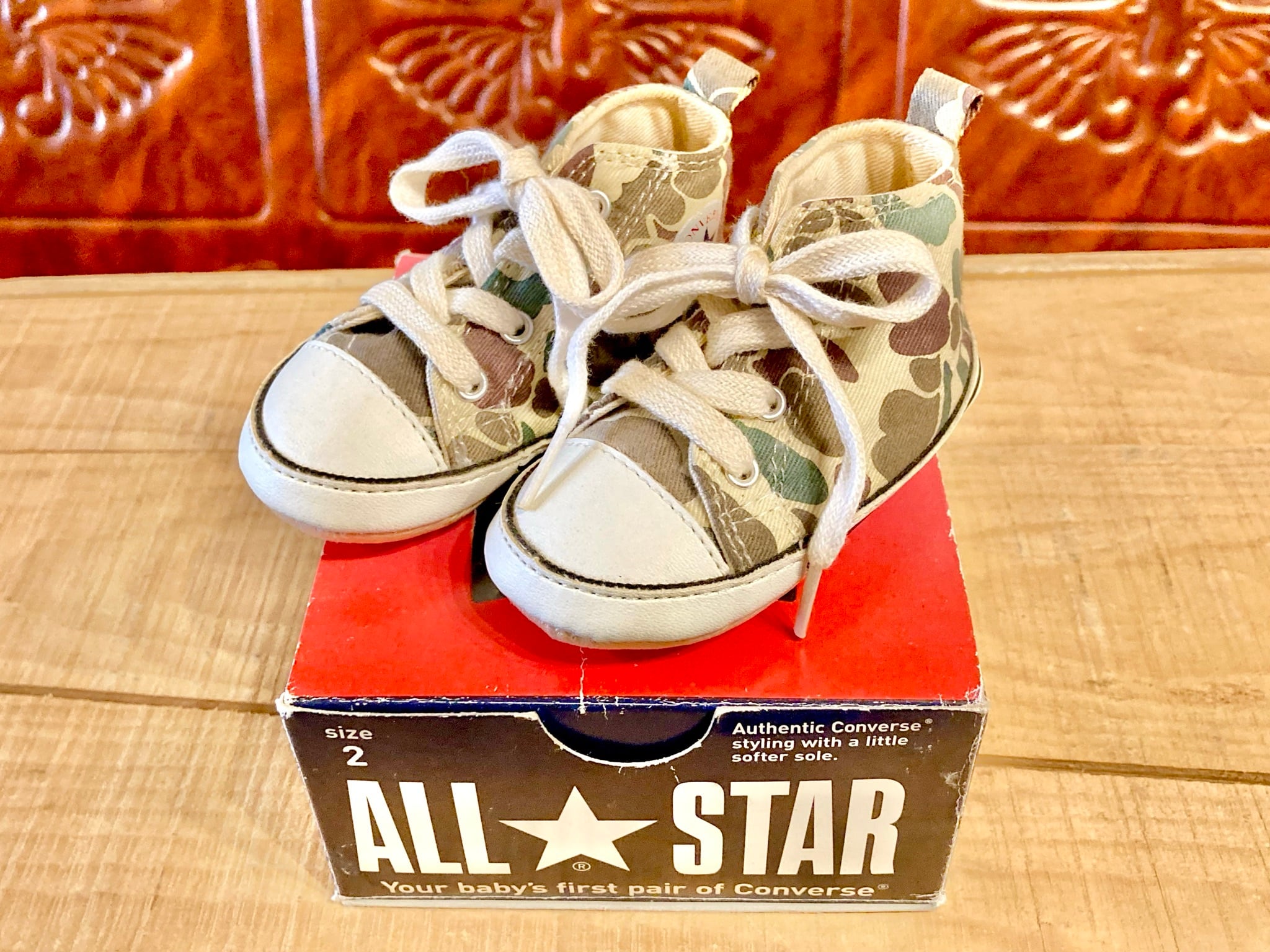 converse（コンバース） FIRST STAR CAMOUFLAGE（ファーストスター カモフラージュ ） 迷彩柄 2 11cm ベビーシューズ  216 | freestars