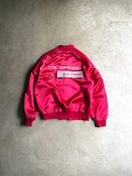 USA製 80's-90's West Ark ZIPUP NYLON SATIN AWARD JACKET “U.S. XPRESS ENTERPRISES”