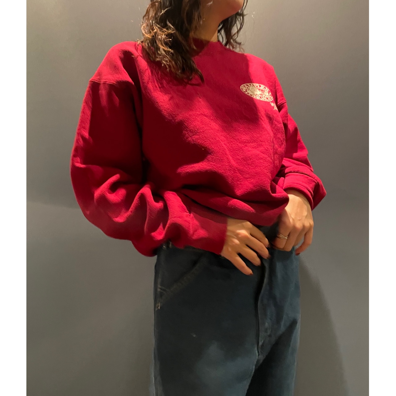 80s-90s FRUIT OF THE LOOM bordeaux sweat