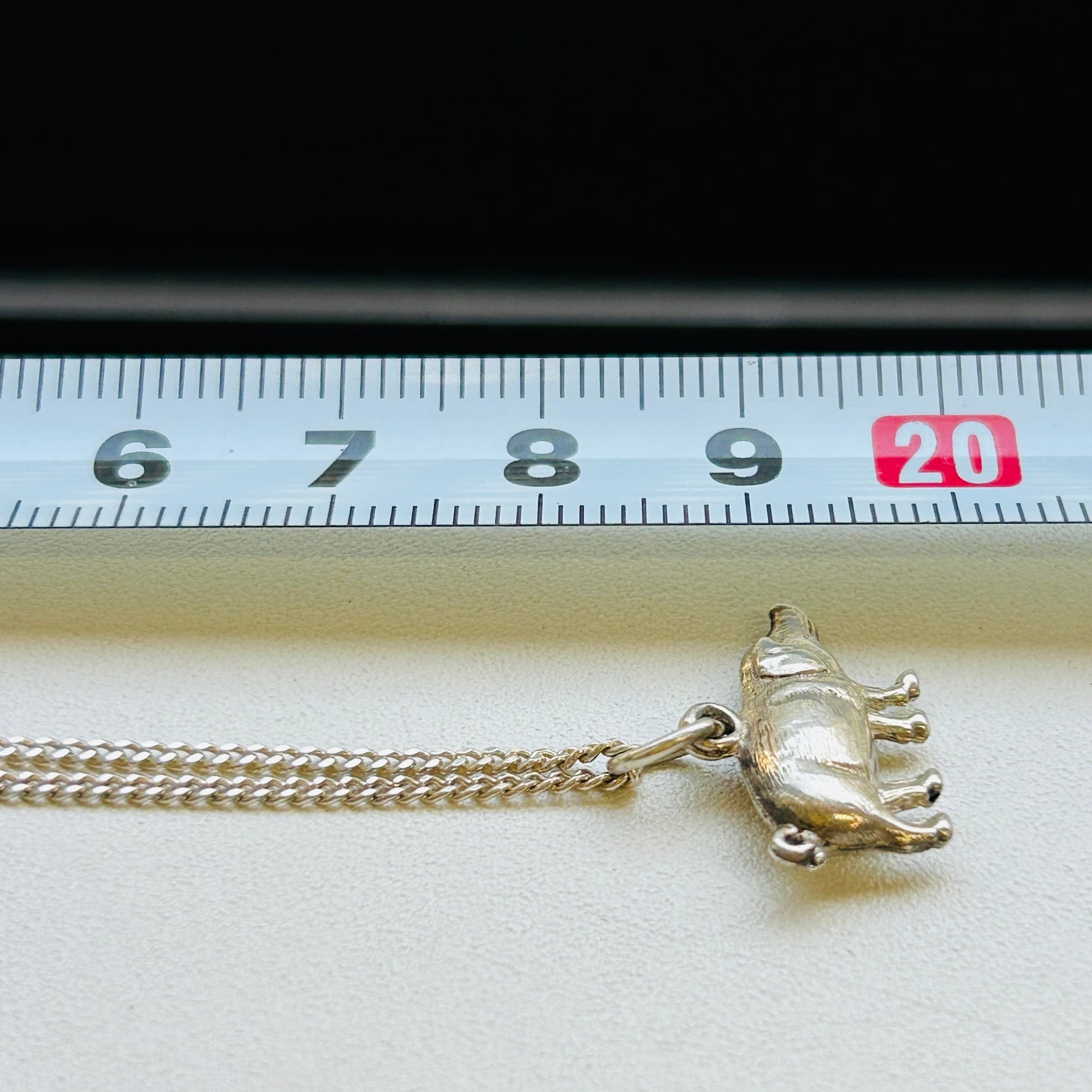 シルバー925 PIG チャームネックレス（37.5cm） | Milo Antiques & Vintage