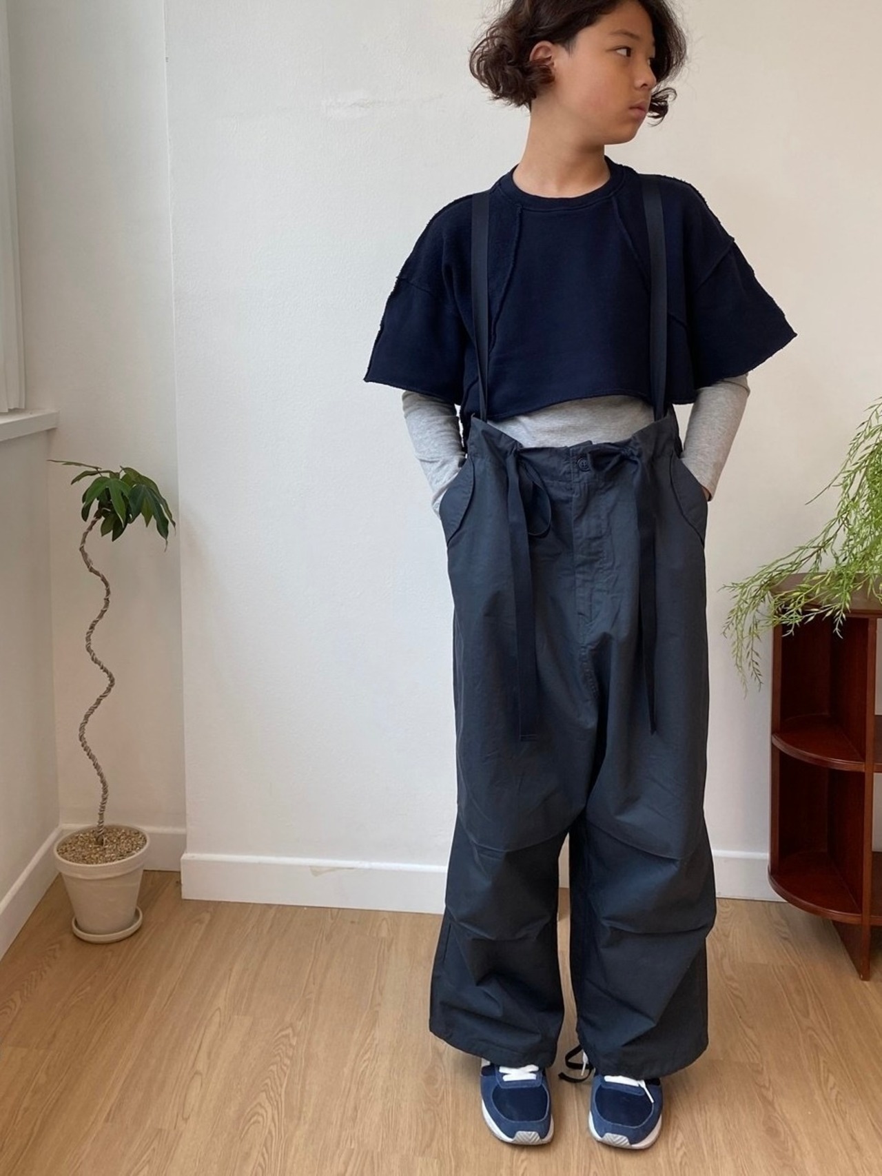 【ドレスモンスター DRESS MONSTER】USNオーバーオール ネイビー 110~160cm - 10