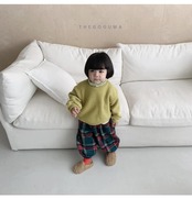 ザゴグマ / THE GOGUMA / チェックバルーンジョガーパンツ / 韓国子供服 / ジュニア / 26winter〖取寄〗*JS~JL*