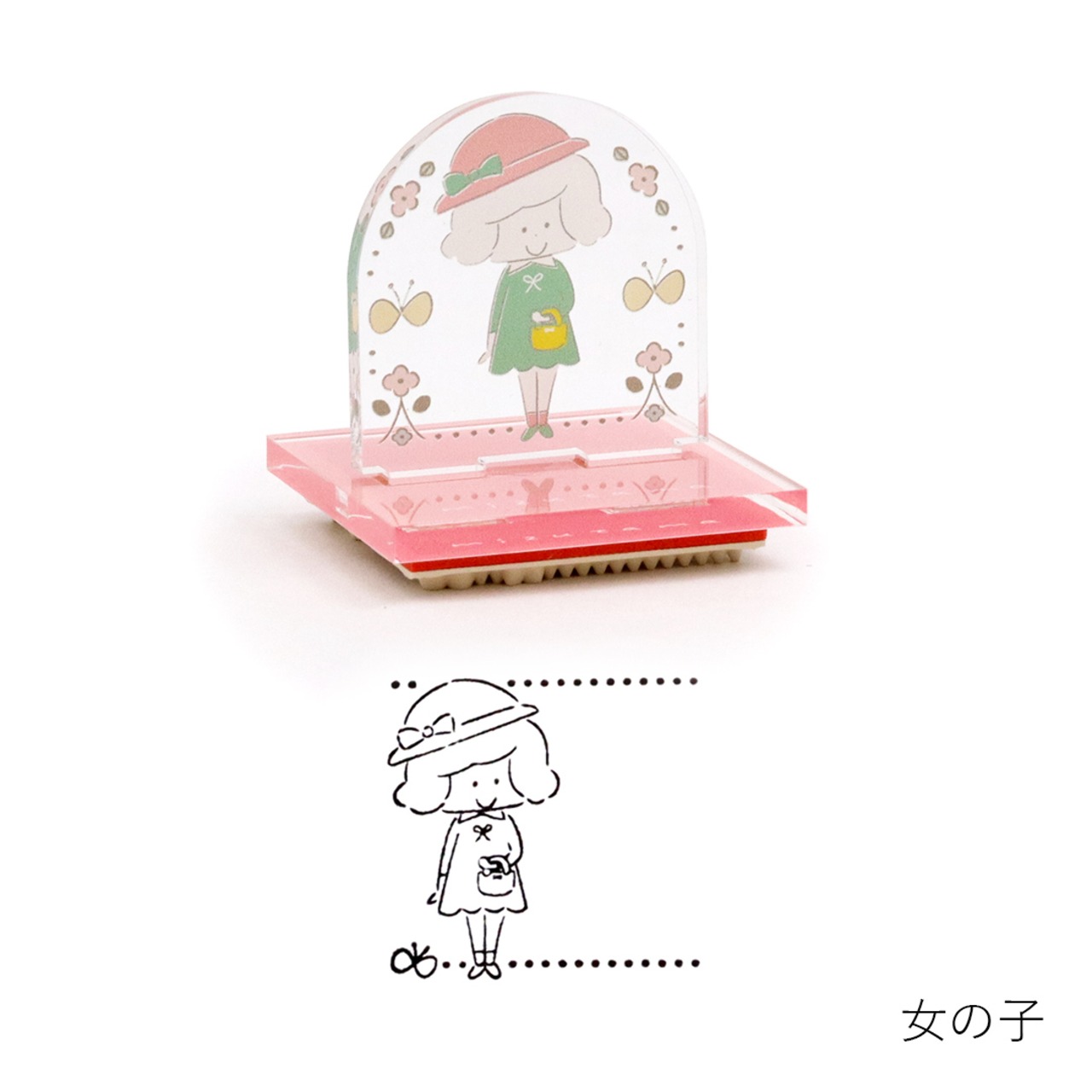 アクリルスタンドはんこ　mizutama