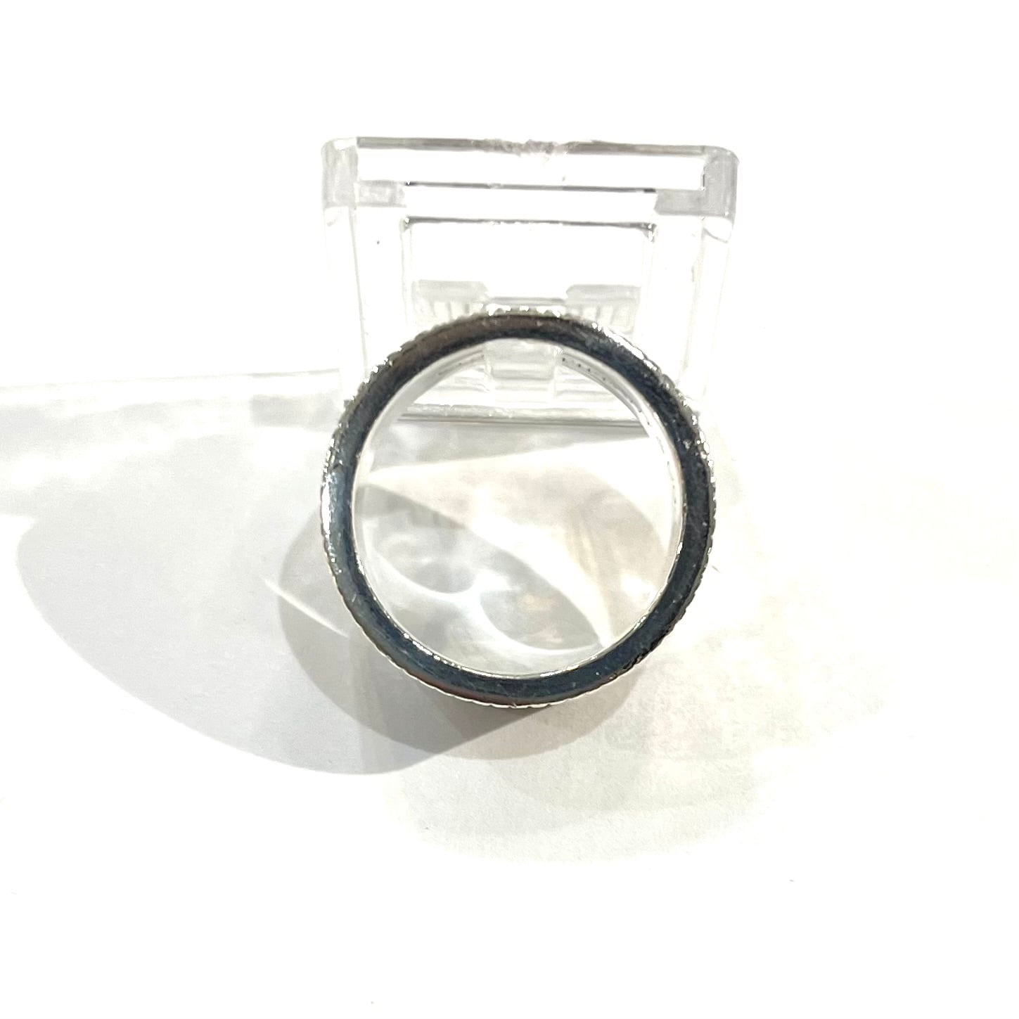 希少 【TIFFANY&CO】【12.5号】2604 コインエッジリング SV925シルバー