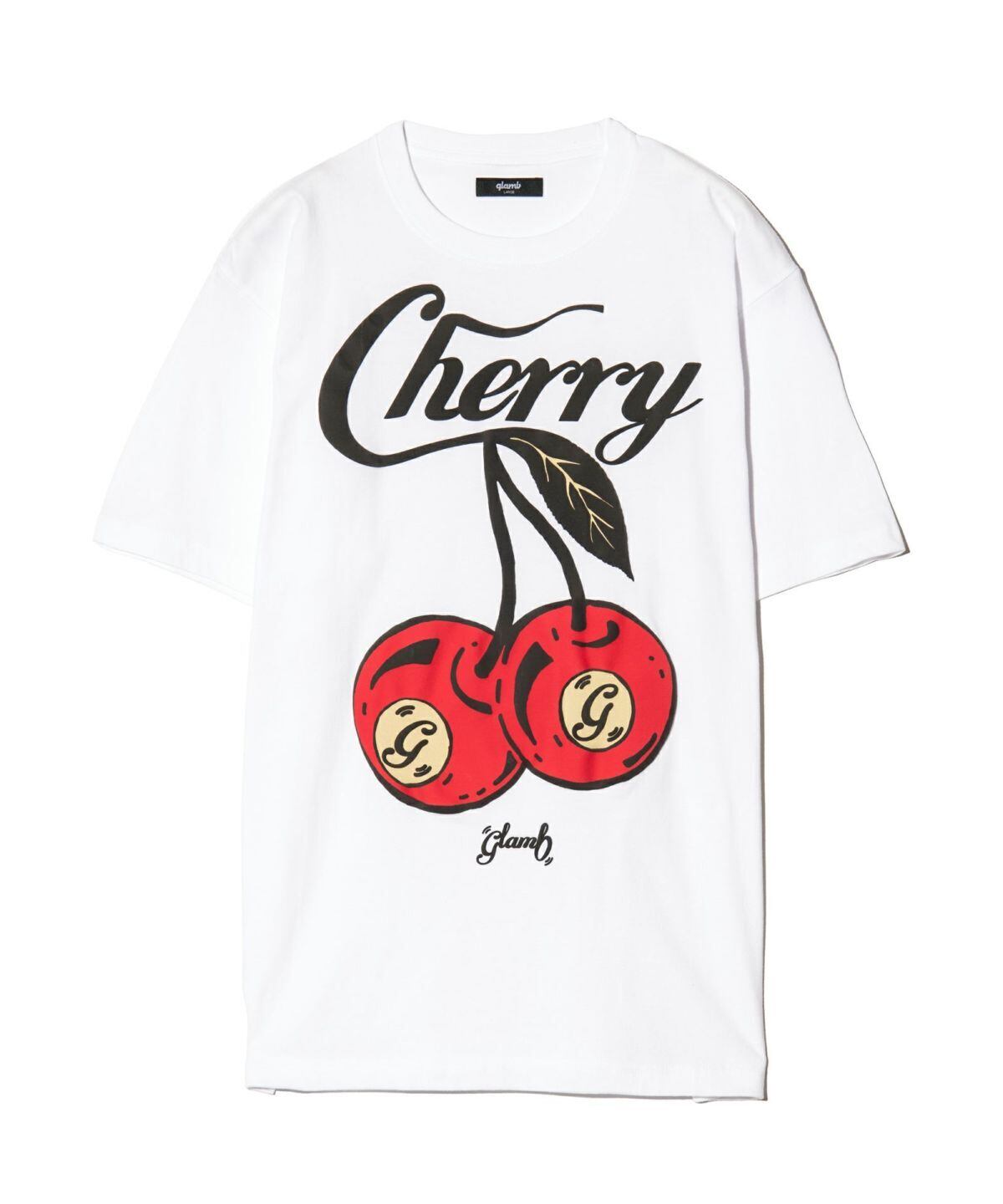 glamb グラム 半袖Tシャツ メンズ Cherry Ball T-Shirt/チェリーボール