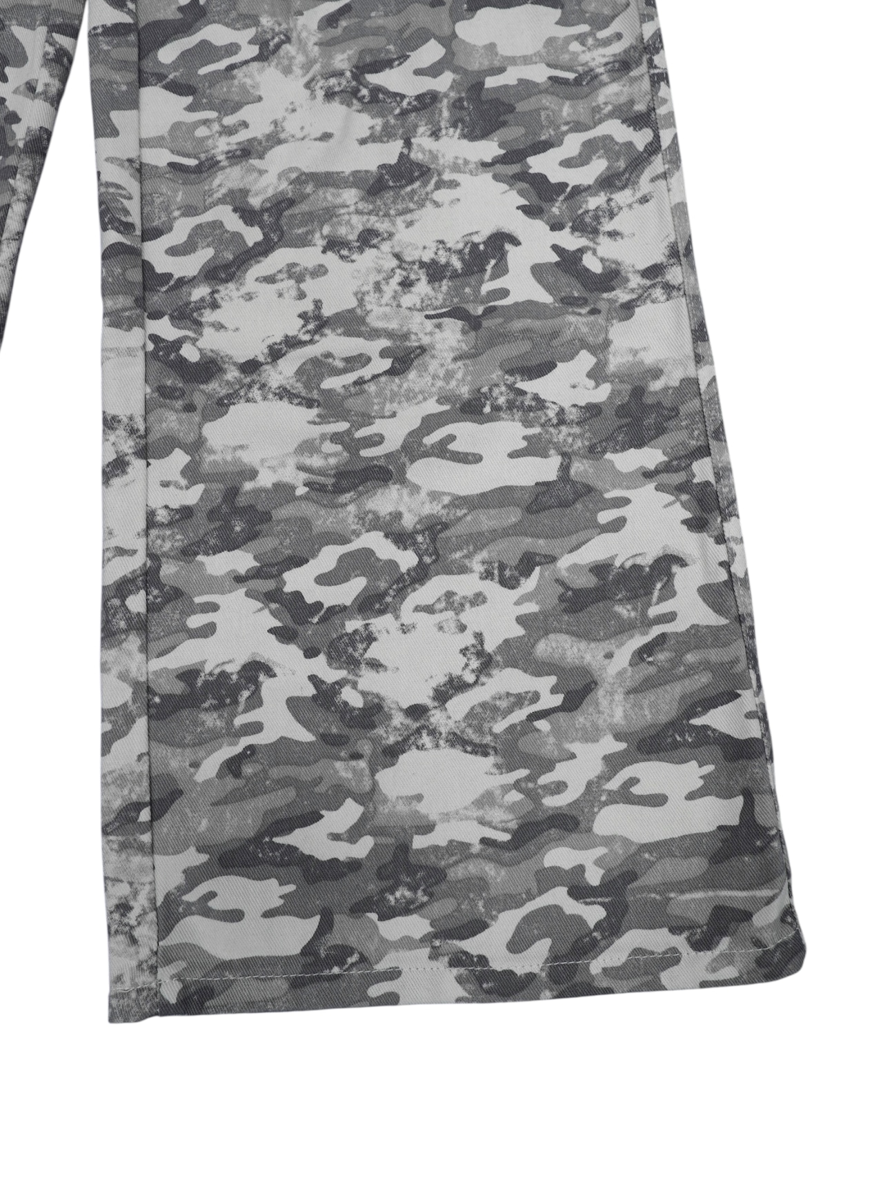 【PLANET STUDIO】Camo Lace Up Pocket Wide Pants