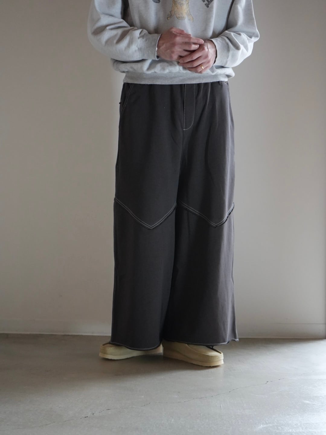 AMBERGLEAM アンバーグリーム【Journey Sweat Baggy Pants】 | LARGE