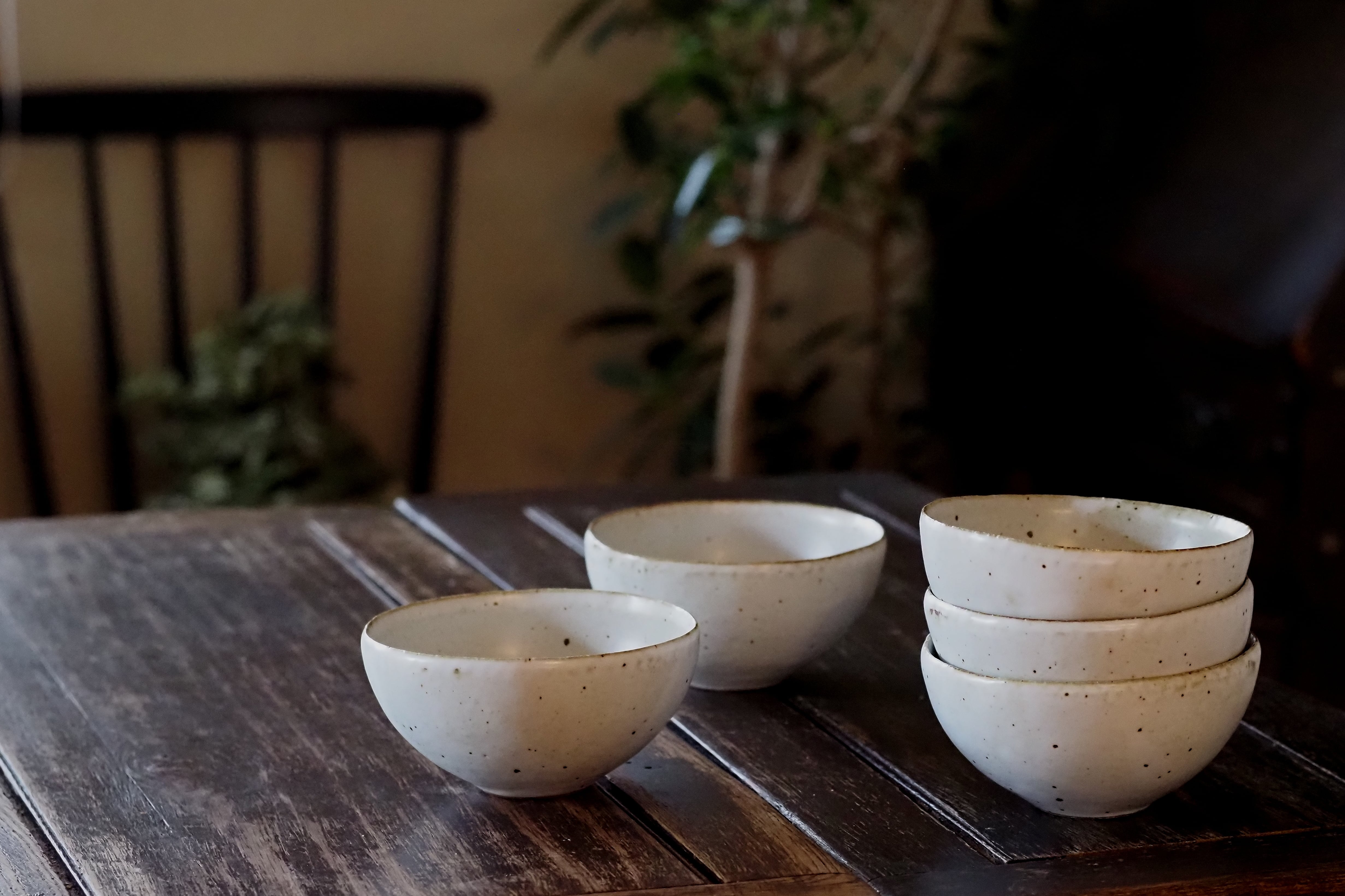 村上躍　ボウル　丸鉢 村上躍 7.白釉ボウル | 陶屋なづな
