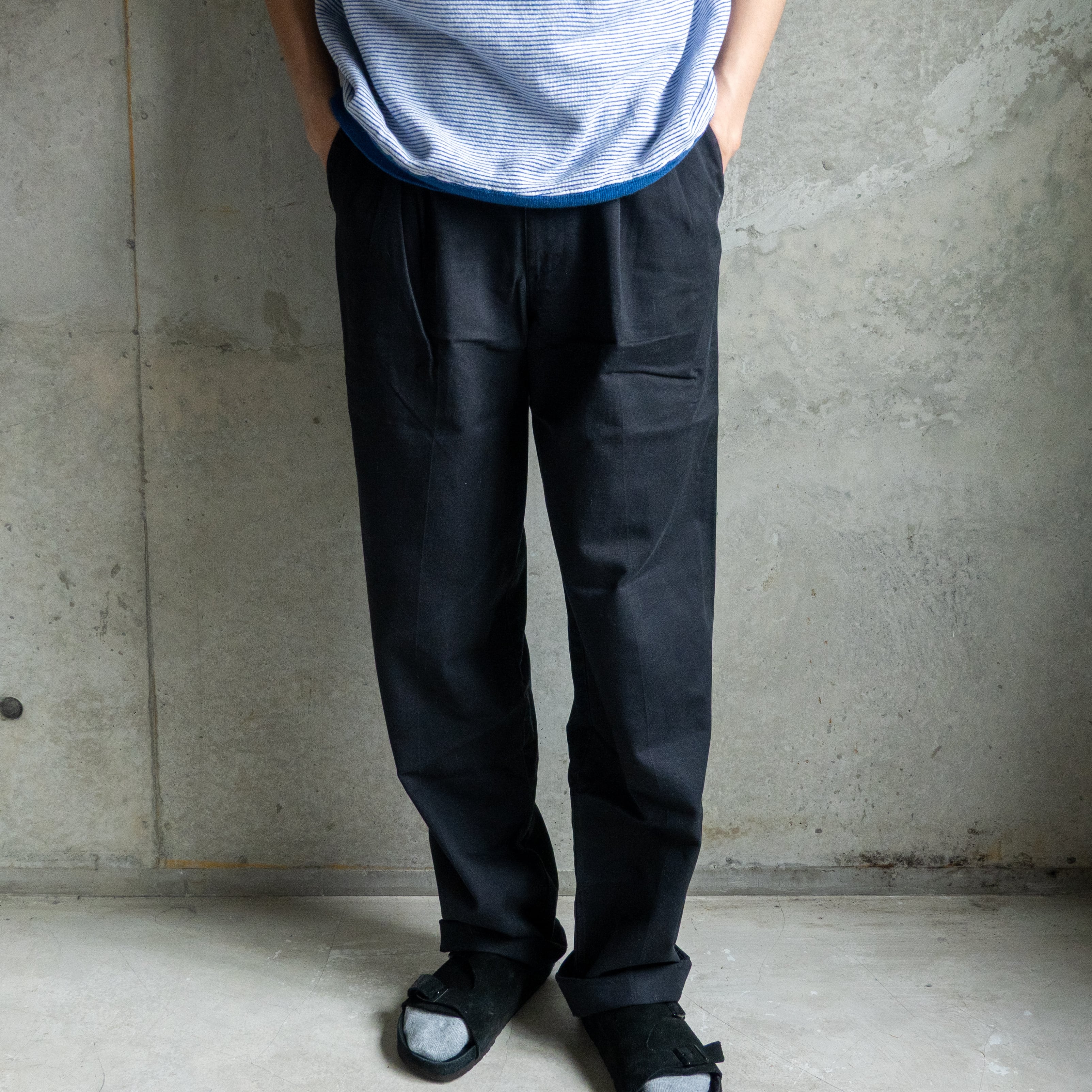 パンツ 00s archive boots cut pants 2000s OLD NAVY BOOT CUT BLACK DENIM PANTS - YAMASTORE