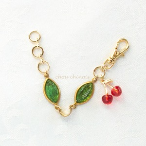 cherry charm chain