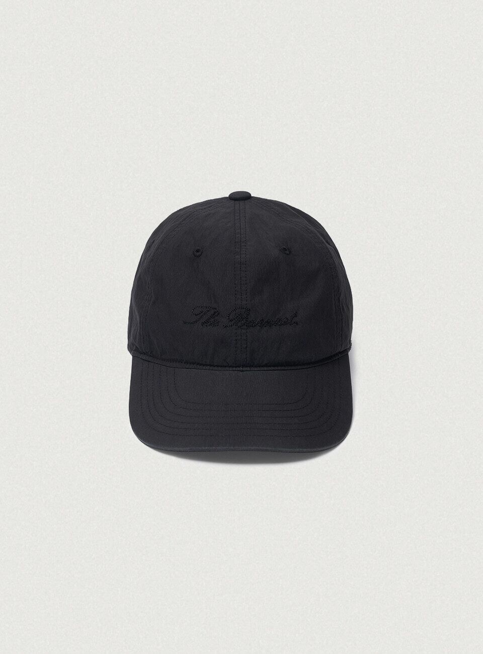 The Barnnet] Nylon Stitch Logo Ball Cap_Black 正規品 韓国ブランド
